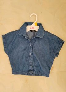 Yousta Denim Crop Top
