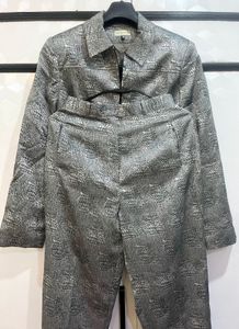 Stylish Textured Co-ord Set Jacket with Pants