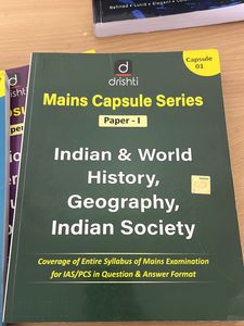 Drishti IAS Main Capsule Series: Part 1-5