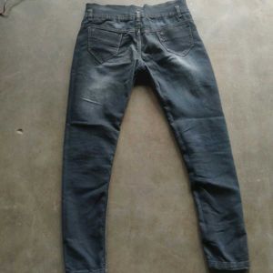 Stylish Embroidered Denim Jeans