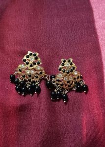 Elegant Black Beads Chokerjadau  Set