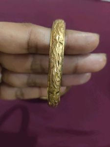 Set of 4 Gold Engraved Bangles