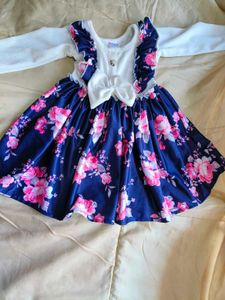 Floral Party Dress 6-12 month