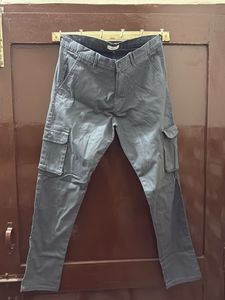 Gray Cargo Pants