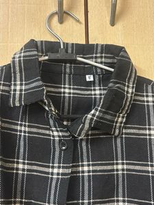 Cropped Plaid Shirt