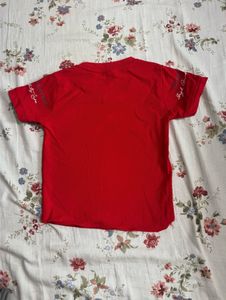 Boys Red California Graphic T-Shirt