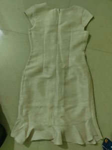 Elegant Linen Blend Cap Sleeve Dress