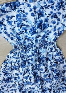 Water Color Print Dress