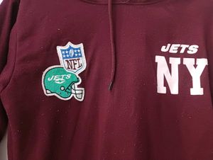 NY Jets Burgundy Hoodie
