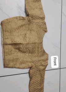Golden Brocade Blouse