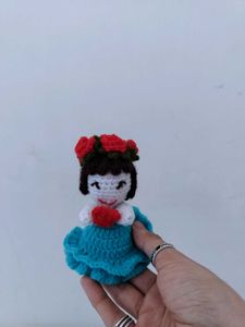 Crochet Doll with Heart