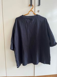 oversize Black Floral Graphic T-Shirt