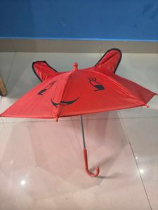 Cute Red Umbrella with Bunny Ears