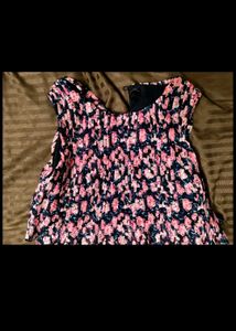 Tiered Floral Print Mini Dress