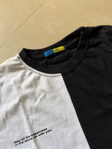 Two-Tone Graphic Tee