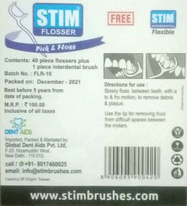 STIM Flosal Pick and Floss