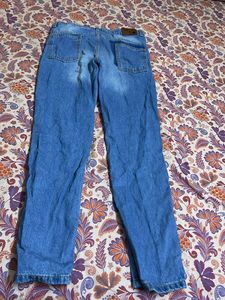 Distressed Patchwork Jeans