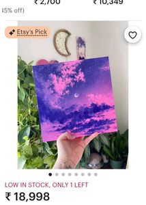 Purple Sky Painting