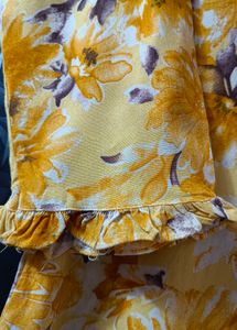 Mustard Beutiful Kurta