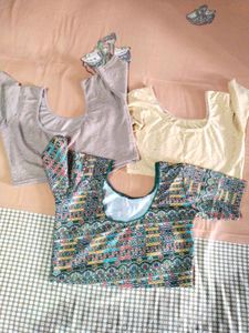 combo of 5 Teal Textured Blouse