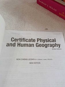 Certificate Physical And Human Geography