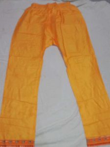 Vibrant Orange &amp; Yellow Floral Striped Top
