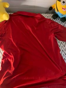 Red Adidas Polo Shirt