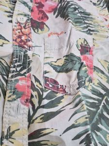 Tropical Print Short Sleeve Shirt