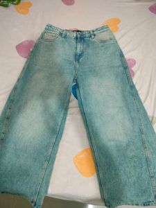 Light Wash Wide Leg Jeans