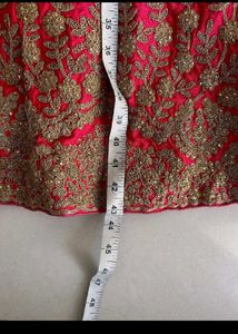 Stunning Pink Embroidered Lehenga Choli Set