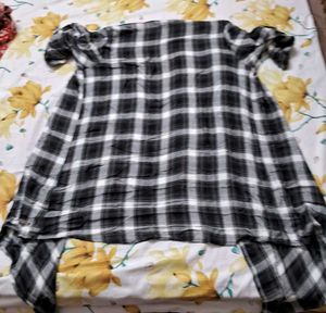 Women's Plaid Open Front Shrug
