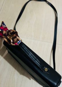 Ted Baker Black Crossbody Bag with Scarf