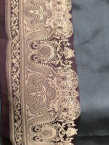 Elegant Gray Saree