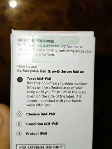 Be Bodywise Rosemary Hair Growth Serum (Roll On)