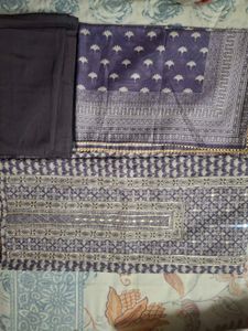 Unstitched Beautiful Ethnic Kurta Set