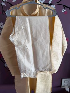 Men's Cream Kurta