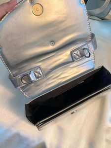 Silver Diesel Shoulder Bag