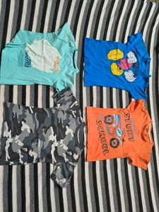 Boys T-Shirt Bundle for 5 to 6 years Old
