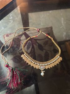 Traditional Gold-Plated Coin Choker Necklace