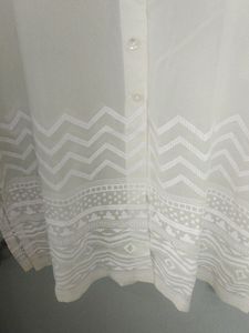 🌞🏖️Summer Transperent Kurta White
