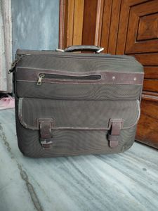 Durable Brown Laptop Briefcase