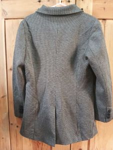 Bonpoint Girl Grey Tweed (Wool and Mohair) Coat
