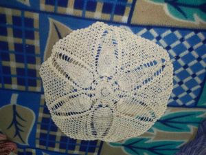 Handmade Crochet Thal Posh Or Table Mat