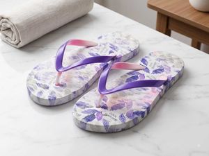 Floral Flip Flops for Summer