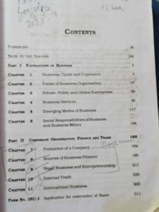 Business Studies Textbook Class XI