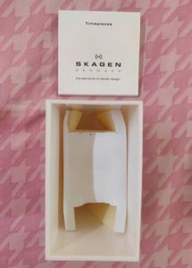 Original Skagen Watch Box With Warranty Card