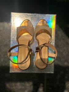 Sparkly Ankle Strap Heels