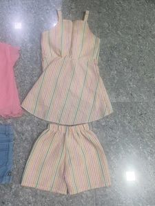 Girls Clothing Set - Top &amp; Shorts