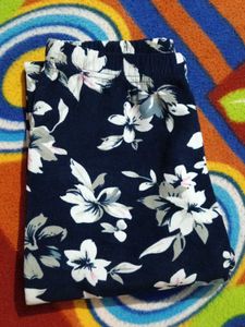 Floral Print Velvet Leggings