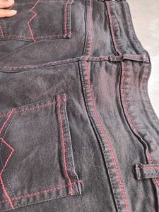 Stylish Red Line New Jeans
